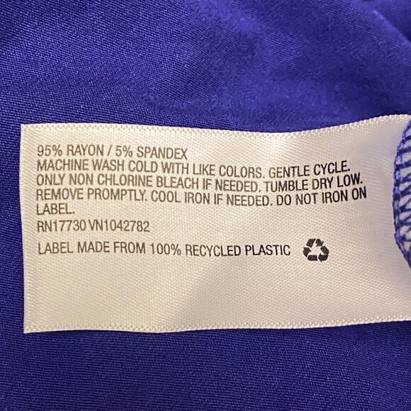 NEW AVA & VIV Twist Front Midi Dress in Royal Blue Size XXL - Picture 7 of 7